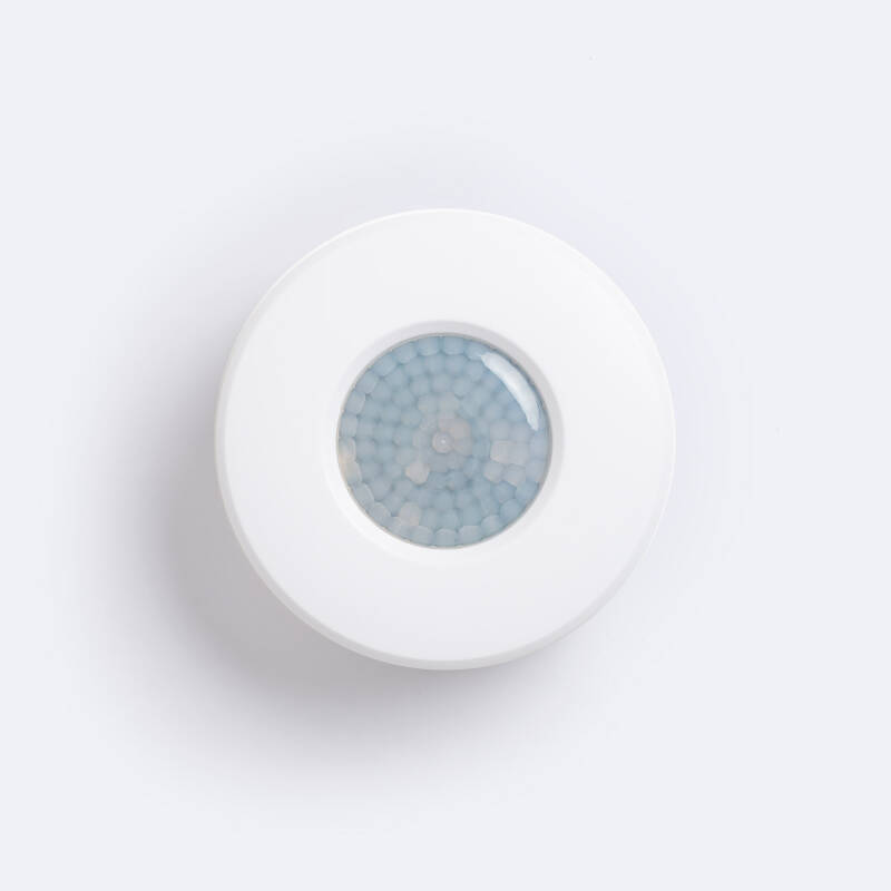 Sensor de Movimiento PIR Crepuscular 360º Smart de Superficie/Empotrable