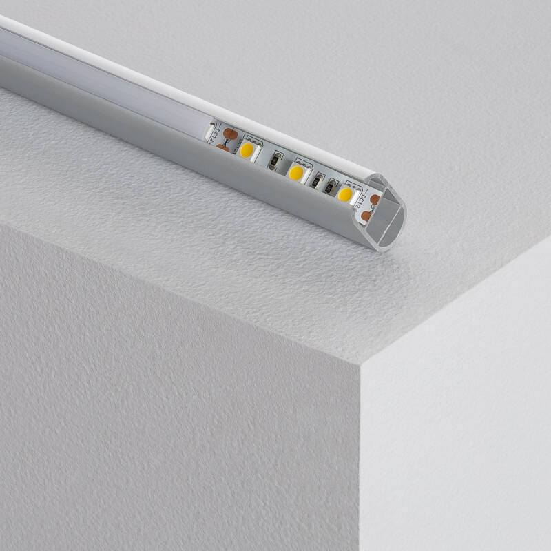 Perfil Aluminio Barra Colgar Ropa para Armario para Tiras LED hasta 12 mm