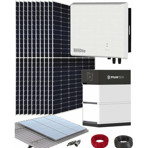 Kit Solar Híbrido Tensite 4kW con 7.1kWh Pylontech