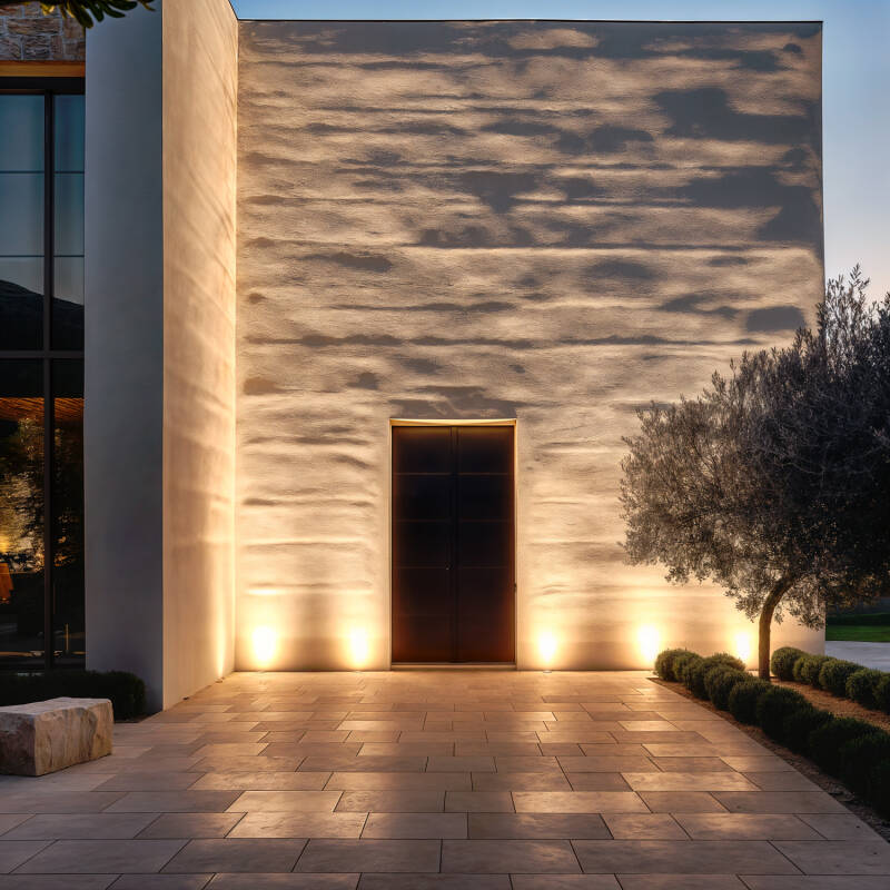Foco Exterior LED 7W Empotrable Suelo Inox Veyra
