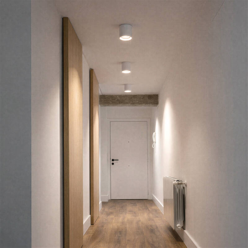 Aplique de Techo Blanco con Bombilla GU10 Space