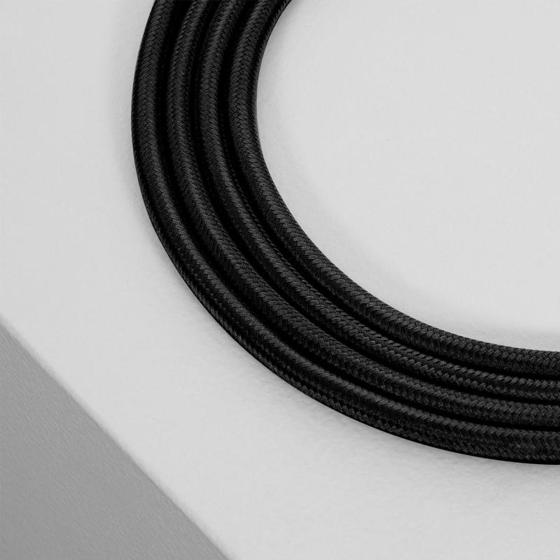 Cable Textil Eléctrico Negro