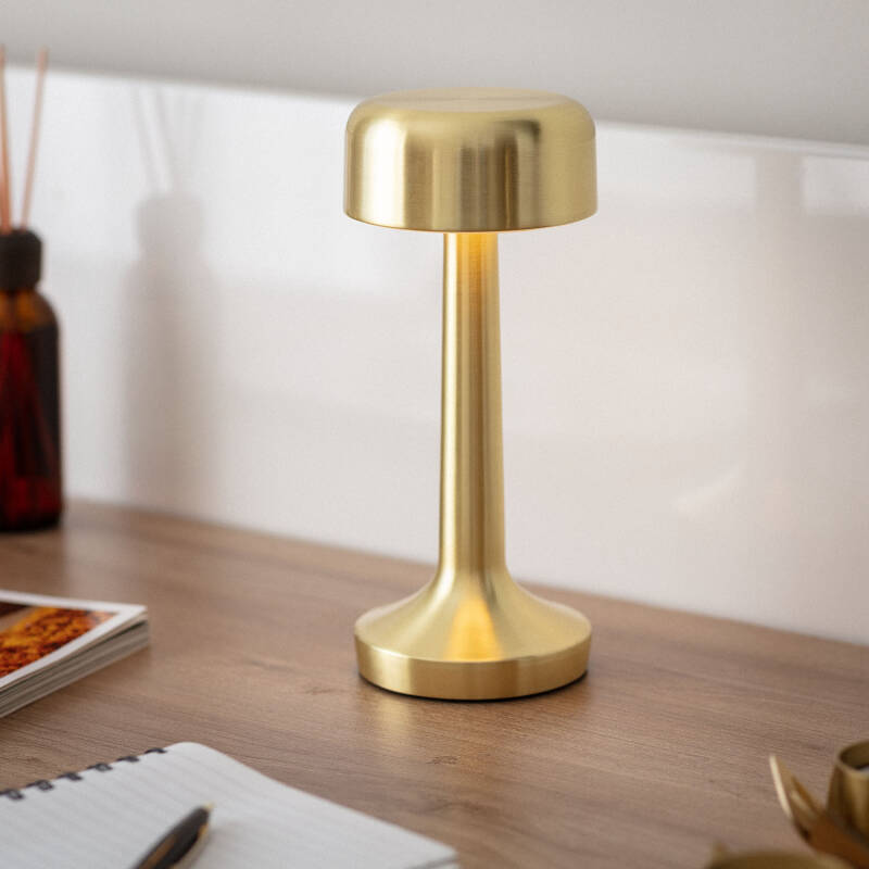 Lámpara de Mesa LED Portátil con Batería USB Recargable Ciara