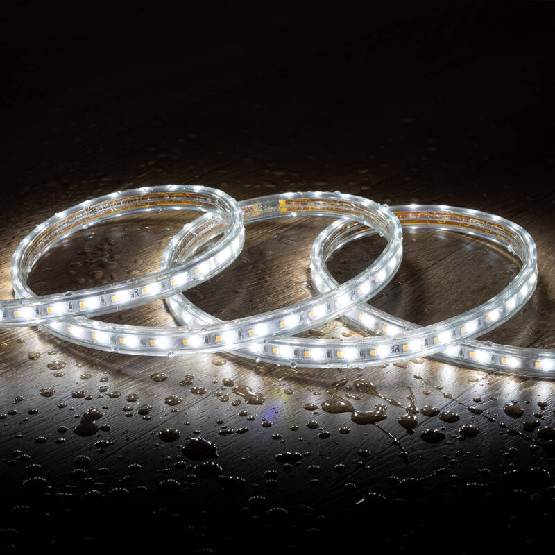Tira LED CCT 220V 120 LED/m 10W/m 900lm/m Ancho 14mm Corte 100cm IP65 a Medida
