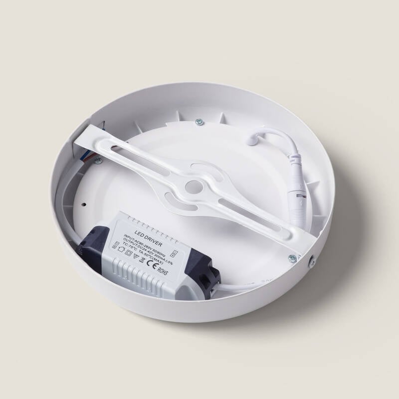 Plafón LED 12W Circular Metal Ø180 mm Design White