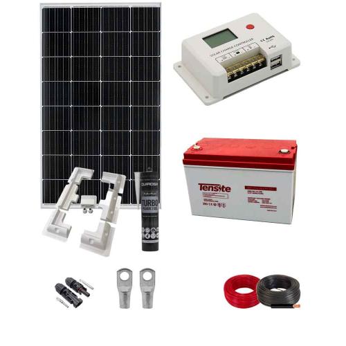 Kit Placa Solar Autocaravana 200W con batería