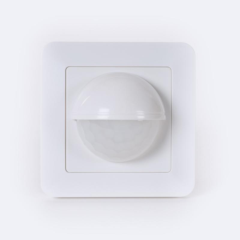 Sensor de Movimiento PIR 120º Mecanismo Pared Circular