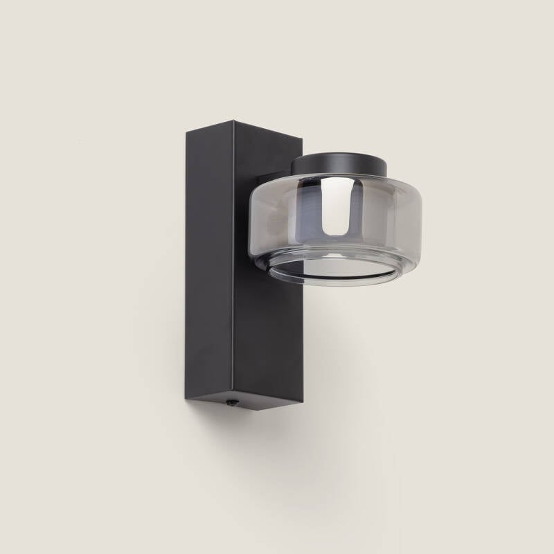 Lámpara de Pared LED 4W Baño CCT Seleccionable Metal y Cristal Zisna