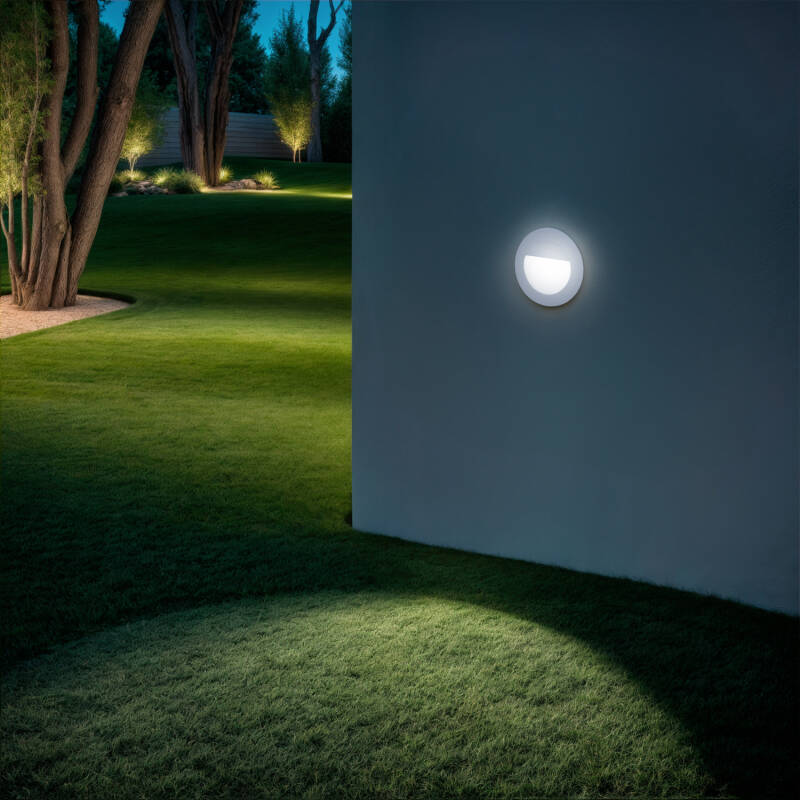 Baliza Exterior LED 1.5W Empotrable Pared Olite IP65