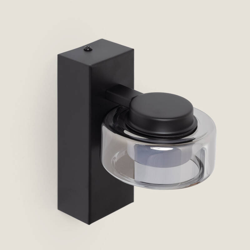 Lámpara de Pared LED 4W Baño CCT Seleccionable Metal y Cristal Zisna