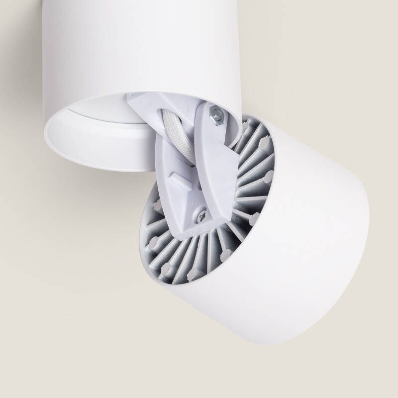 Aplique LED 7W Aluminio Circular Blanco New Onuba