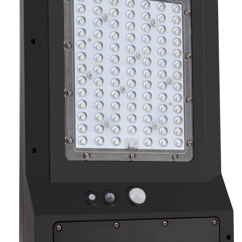 Farola LED Solar 4800lm 120lm/W con Sensor de Movimiento y Crepuscular