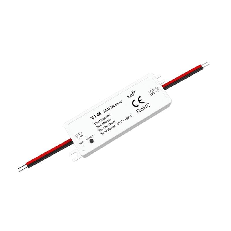 Regulador Tira LED Monocolor 12-24V SKYDANCE V1-M Compatible con Mando RF