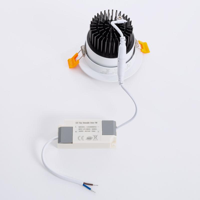 Downlight LED 9W Circular Regulable Dim To Warm Corte Ø 90 mm