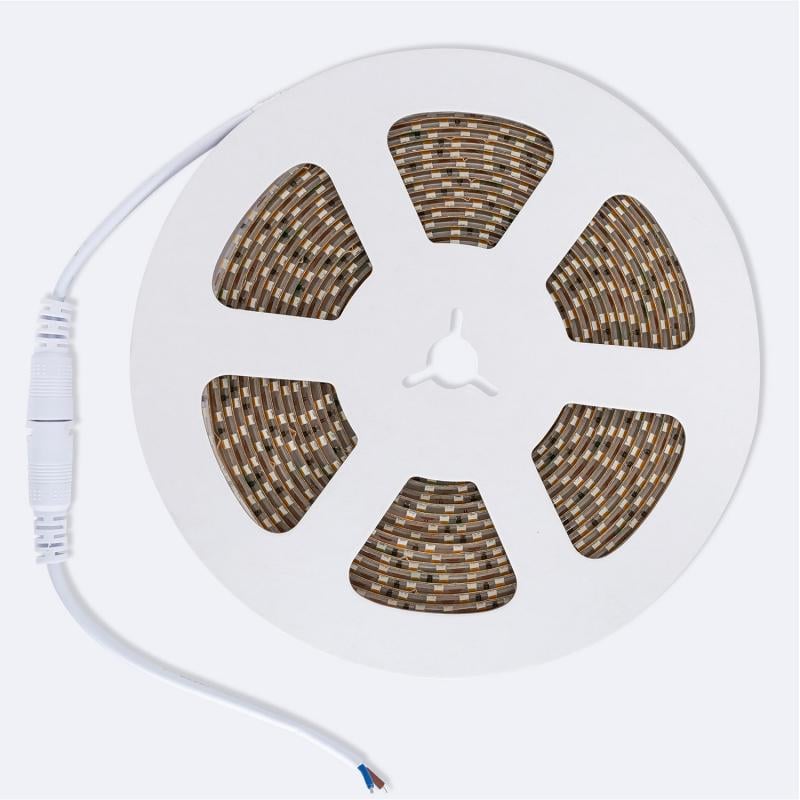 Tira LED 12V SMD 120 LED/m 5m 10W/m 1000lm/m Ancho 8mm Corte 2.5cm IP65