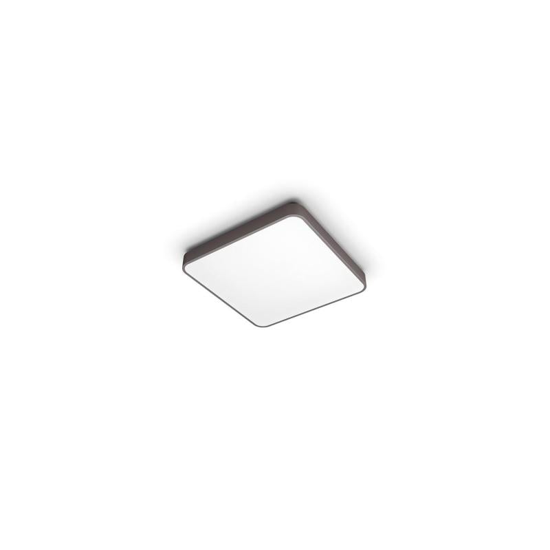 Plafón LED 32W CCT Seleccionable Marrón Cuadrado PHILIPS Con Mando