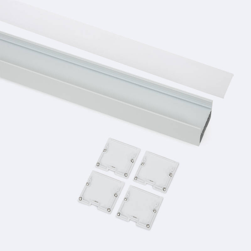 Perfil Aluminio Colgante XL para Tiras LED hasta 45 mm