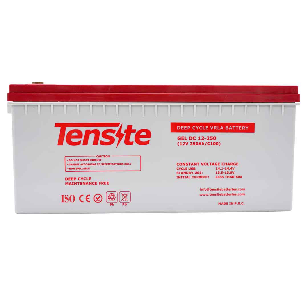 Batería GEL 12V 250Ah Tensite