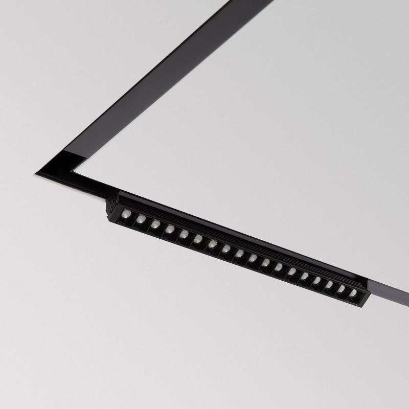 Unión en L Horizontal para Carril Magnético Empotrable 20mm