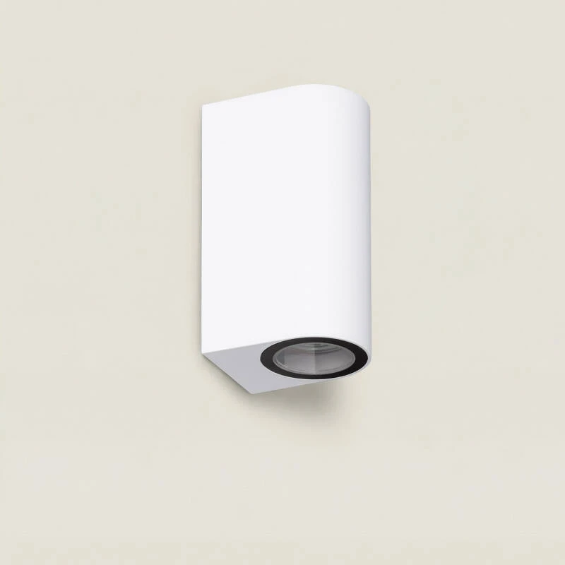 Aplique de Pared Exterior Iluminación Doble Cara Gala Blanco