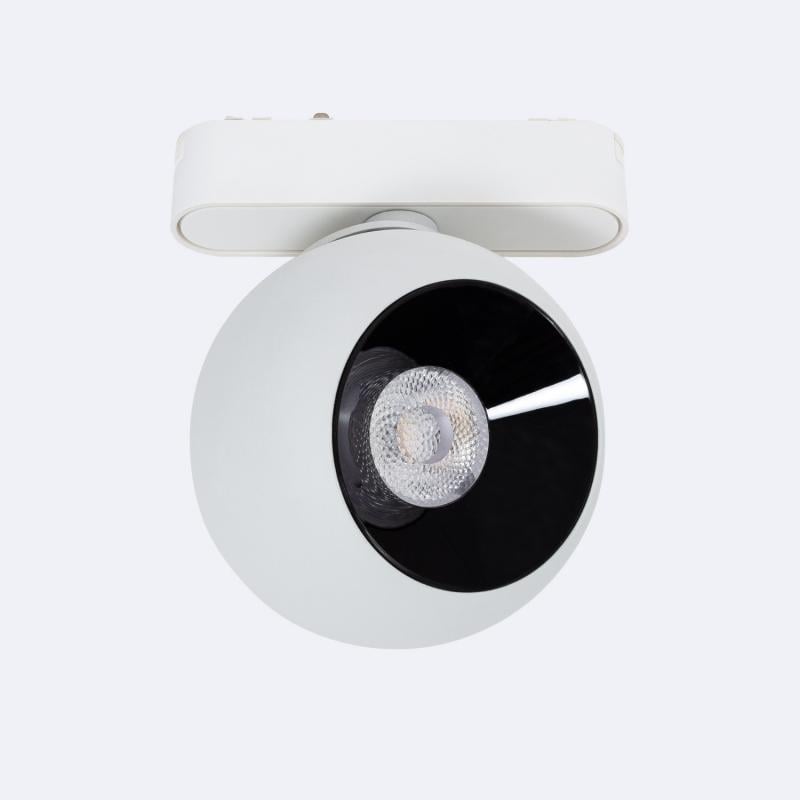 Foco Carril LED Magnético 25mm SuperSlim Cóncavo 12W 48V Blanco Ø100 mm