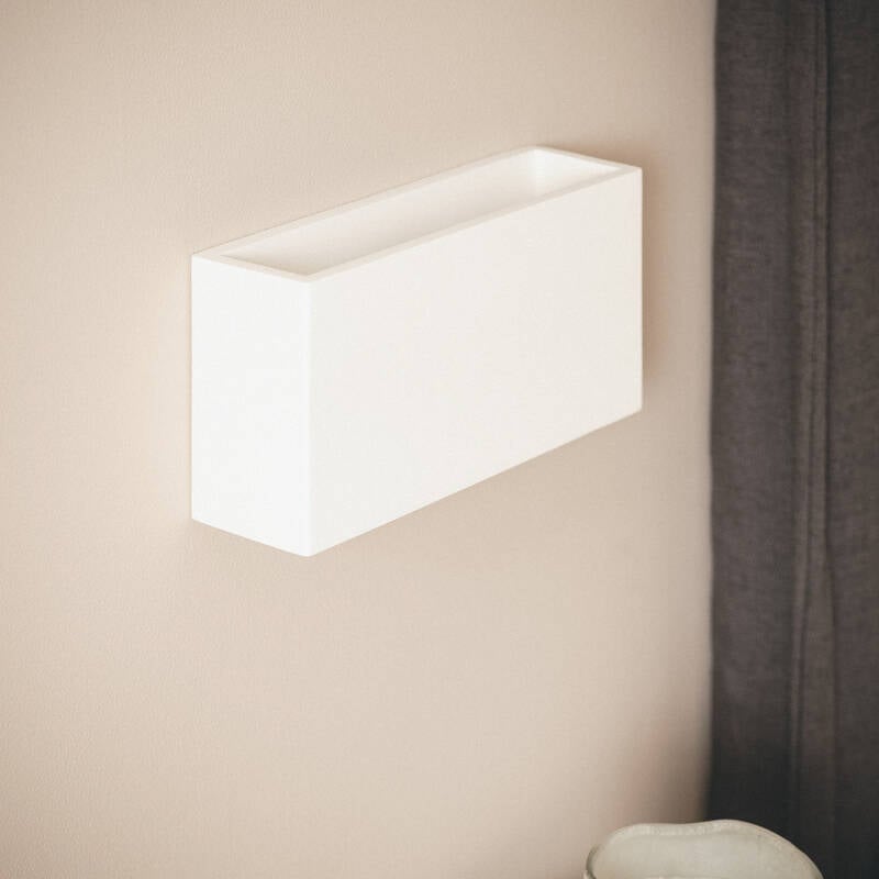 Aplique de Pared Yeso Ebin Square