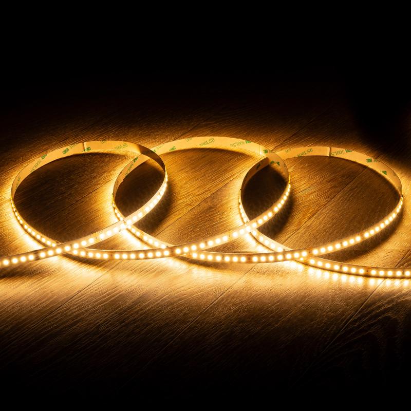 Tira LED 48V SMD 140 LED/m Bobina 30m Larga Distancia 10W/m 1000lm/m Ancho 10mm Corte 5cm IP20