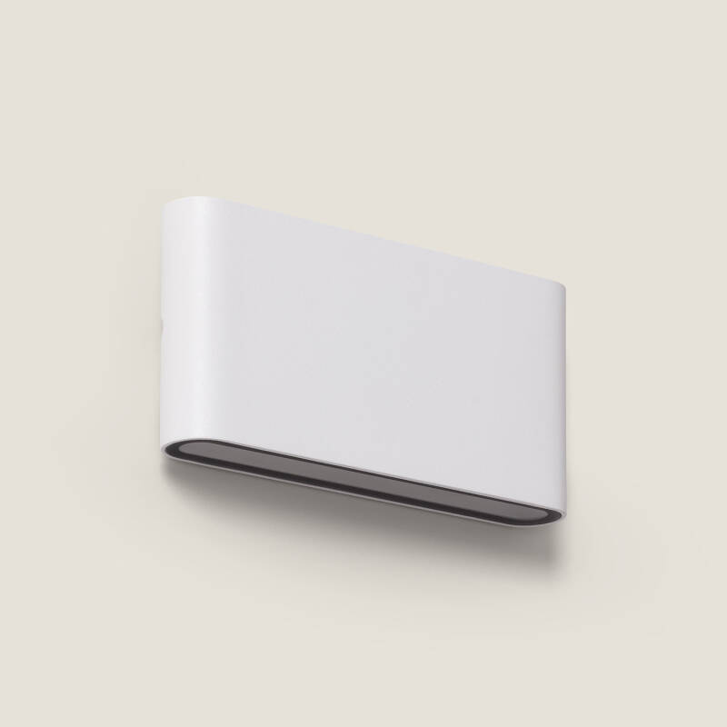 Aplique de Pared Exterior LED 12W Aluminio Rectangular Iluminación Doble Cara Luming