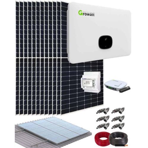 Kit Autoconsumo Nave Industrial 20kW 103kWhdía Growatt Trifásico