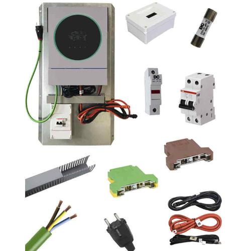 Inversor Cargador Voltronic VM IV 5600W 48V Litio Tensite LV premontado con protecciones