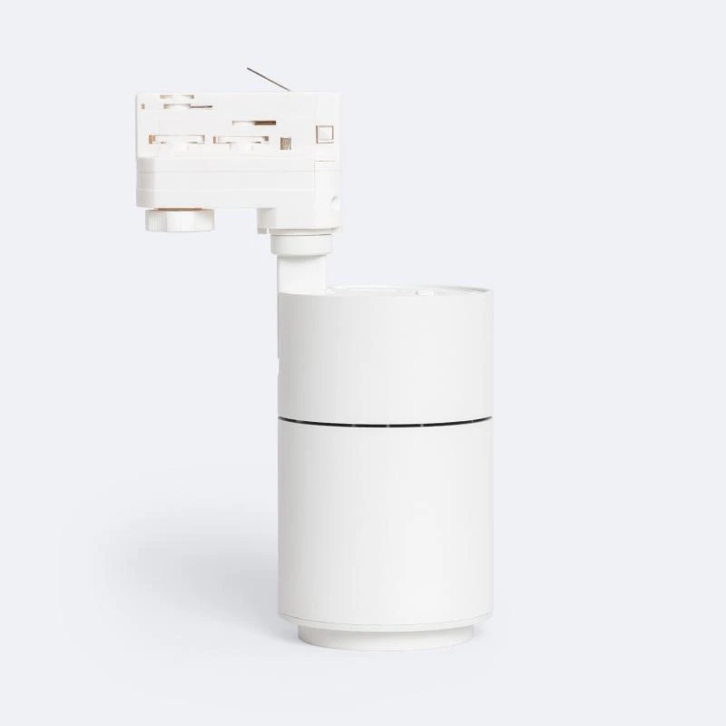 Foco Carril LED Trifásico 30W Regulable CCT Seleccionable Pulyx Multiángulo 15-60º