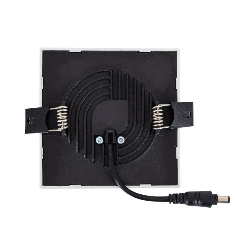 Placa LED 8W Cuadrada High Lumen LIFUD Corte Ø 75 mm Silver