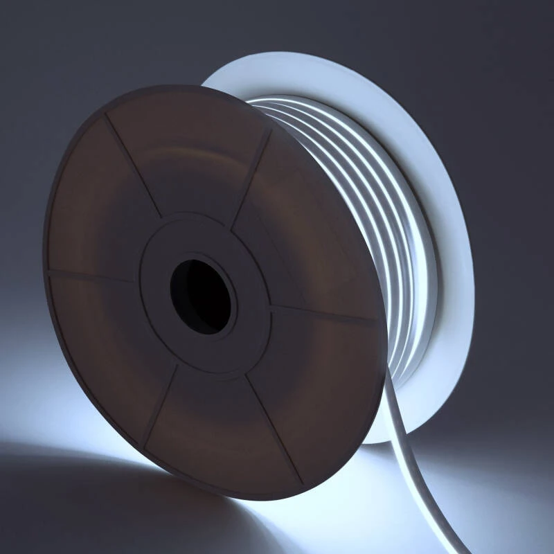 Tira LED Neón 24V Bobina 50m 9.5W/m Corte 5cm IP65 NFLEX6