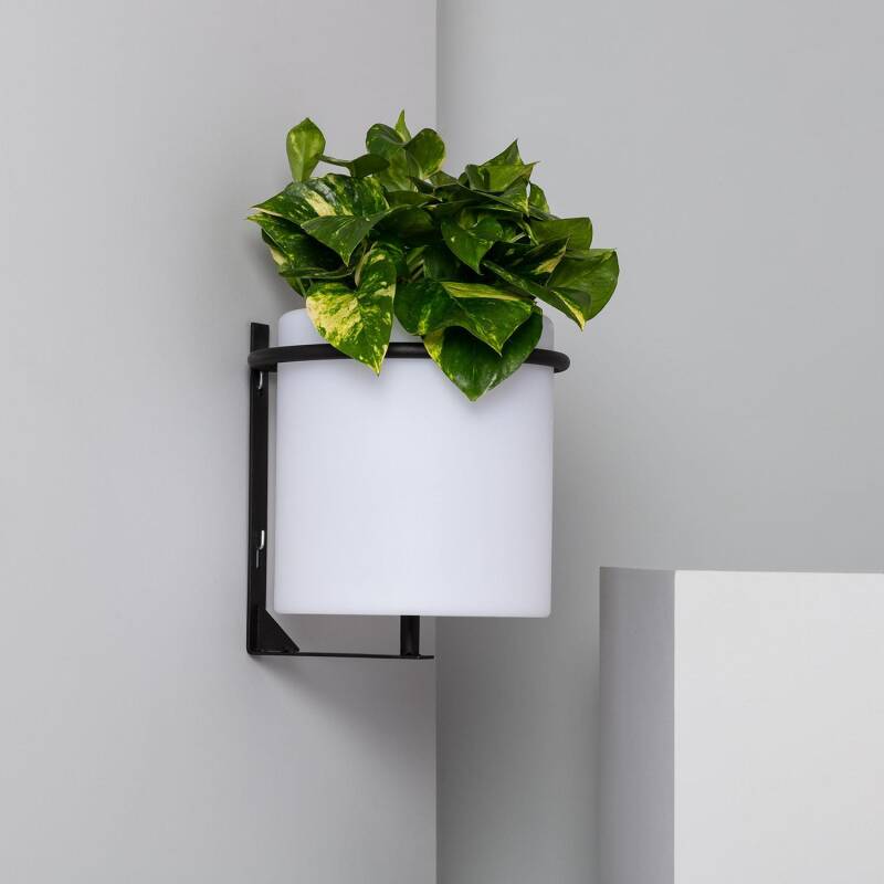 Lámpara de Pared Exterior LED Macetero 22cm RGBW Recargable IP65
