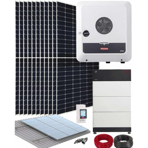 Kit Solar Híbrido Fronius 6000W 30kWhdia