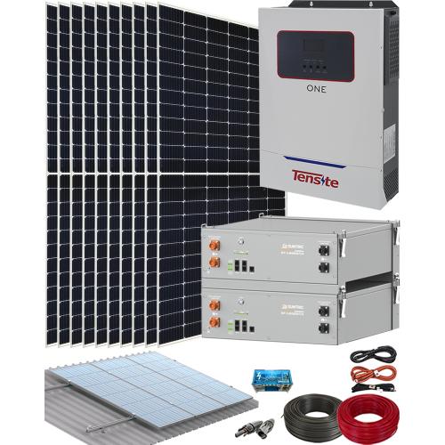 Kit Solar Aislado 5500W 48V Tensite One con Baterías de Litio Suntaic 10kWh