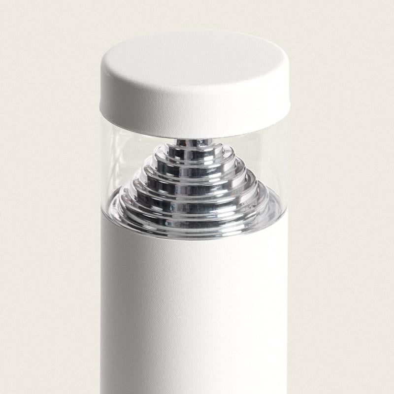 Baliza Exterior LED 5W Superficie Pie 30cm Acero Inoxidable Inti Blanco