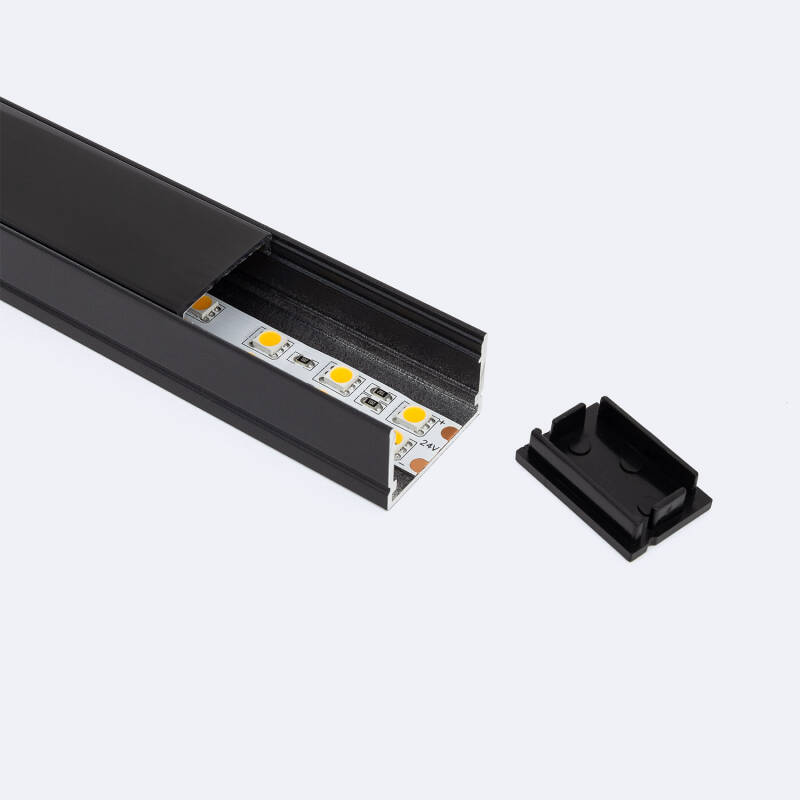 Perfil Aluminio Superficie para Tira LED hasta 22 mm