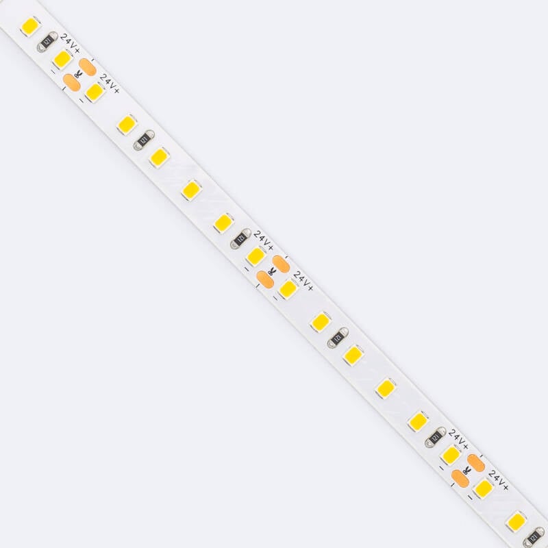 Tira LED 24V SMD 120 LED/m 5m 16W/m 2000lm/m High Lumen Ancho 8mm Corte 5cm IP20