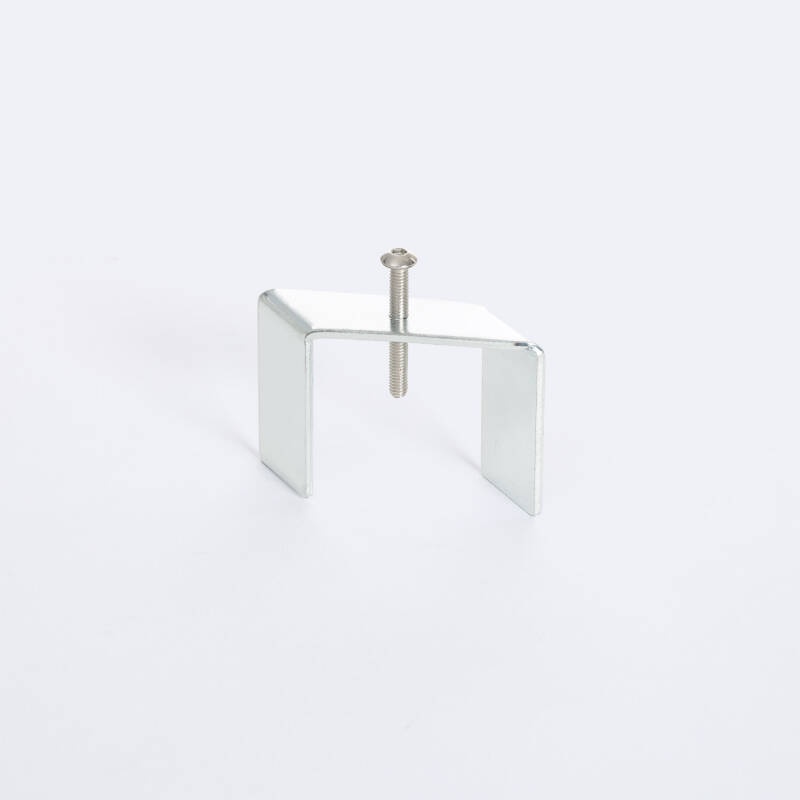 Clip para Carril Trifásico DALI Empotrable Aluminio