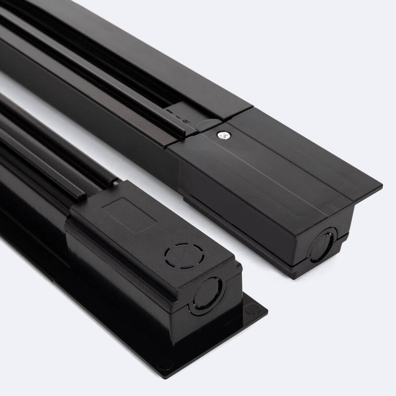 Carril Trifásico DALI Empotrable Aluminio para Focos LED 1 Metro
