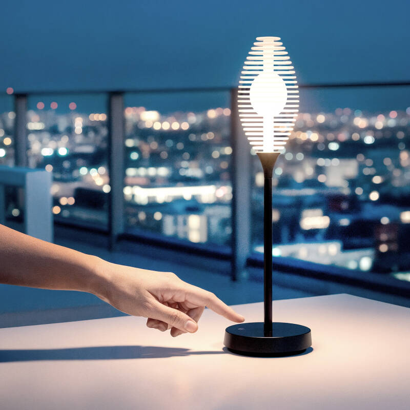 Lámpara de Mesa LED Portátil Exterior con Batería USB Recargable Dukuza