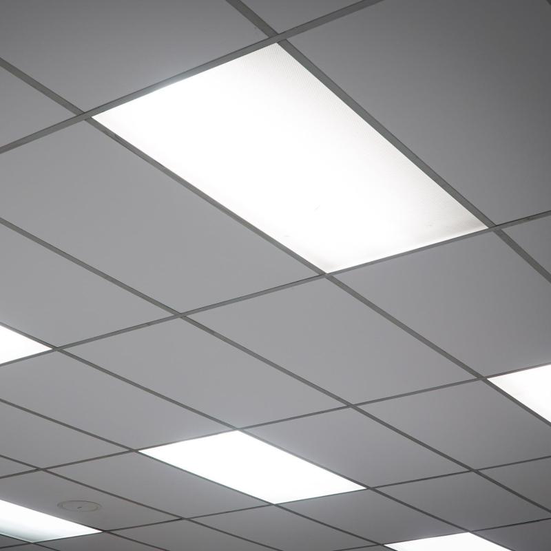 Panel LED 120x60 cm 64W 6400 lm PHILIPS Xitanium con Caja de Conexiones Rápidas y Cable de Seguridad