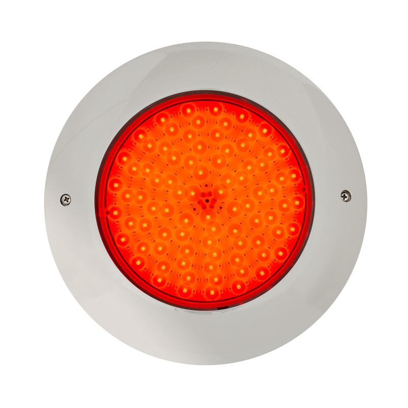 Foco Piscina Superficie LED RGB Sumergible 12V AC IP68 Acero Inoxidable 20W