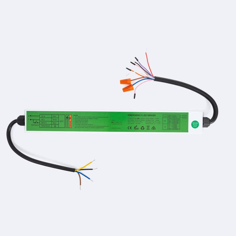 Driver Emergencia para Campana LED 0-10V Salida 170V DC con Batería 90 minutos