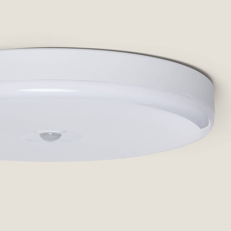 Plafón LED 18W Circular Ø290 mm con Sensor de Movimiento PIR