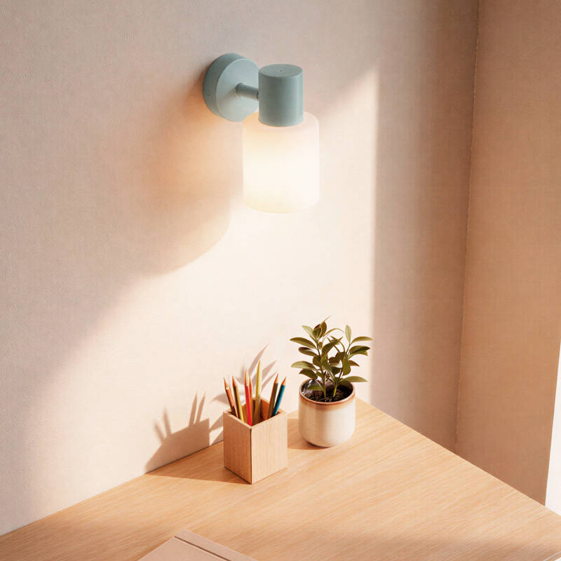 Aplique de Pared Orientable Metal y Cristal Zion