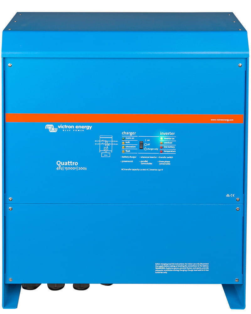 Inversor Victron Quattro 15000VA 48V 200+100A