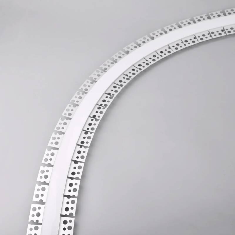 Perfil de Aluminio Flexible Integración en Escayola/Pladur para Tiras LED hasta 20 mm