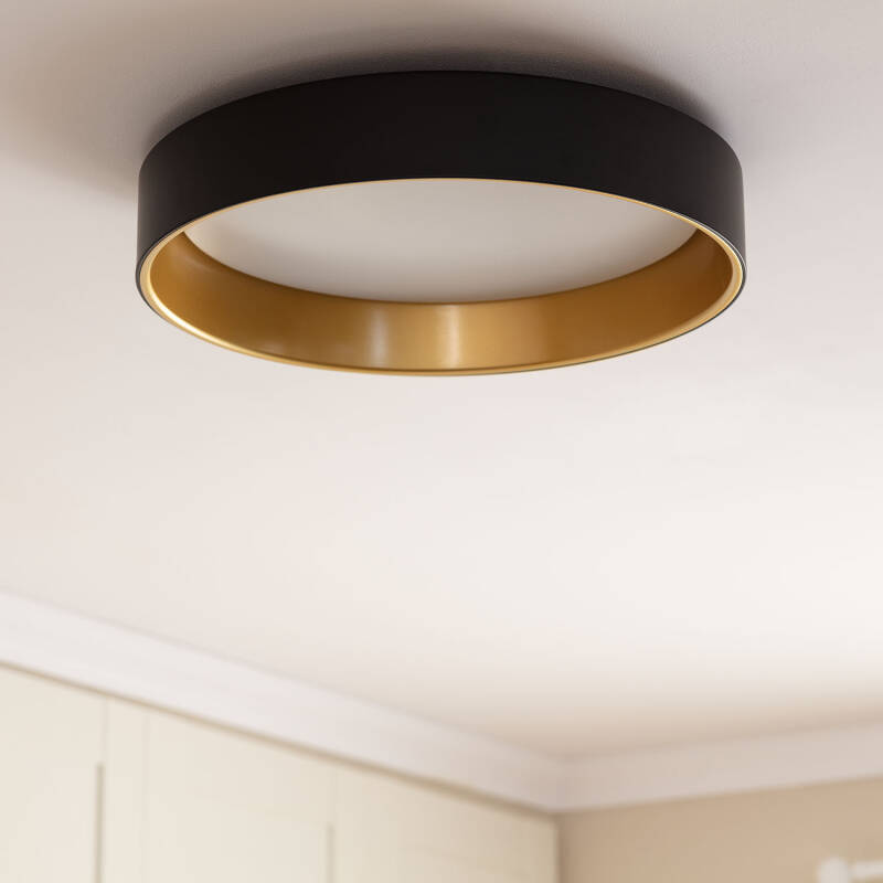 Plafón LED 20W Circular Metal Ø450 mm CCT Seleccionable Broadway